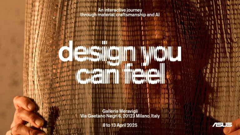 Asus’ Design You Can Feel exhibition opens on April 8 in Milan