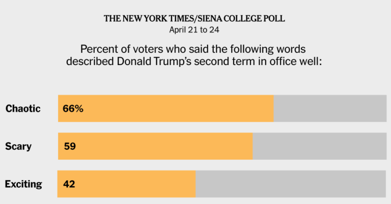 Voters See Trump’s Use of Power as Overreaching, Times/Siena Poll Finds