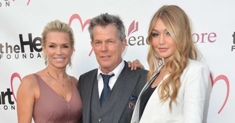 Gigi Hadid Supports Ex-Stepfather David Foster at Boop Musical Opening