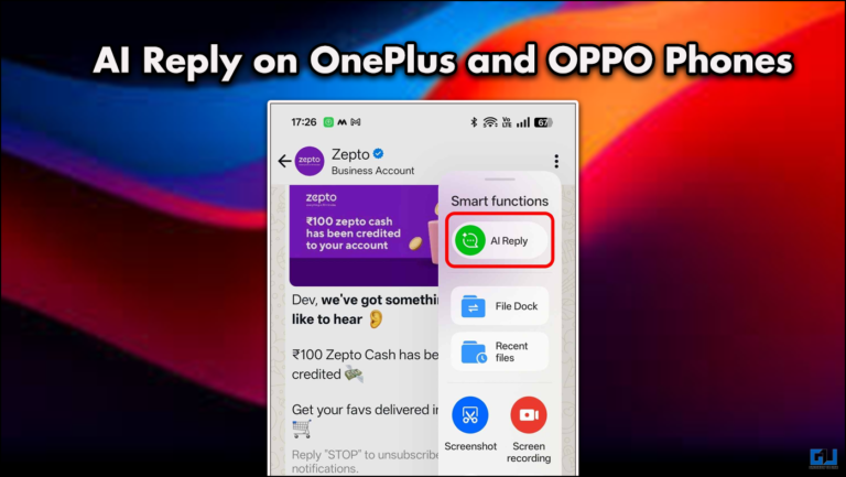 How to use AI Reply for WhatsApp on OnePlus and OPPO Phones