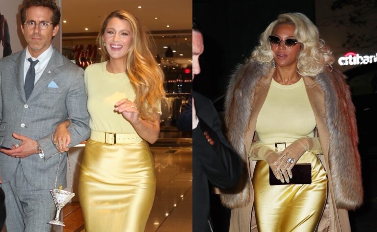 Who Wore it Better? Beyonce vs. Blake Lively in Sergio Hudson Spring 2025 Yellow Top and Maxi Skirt