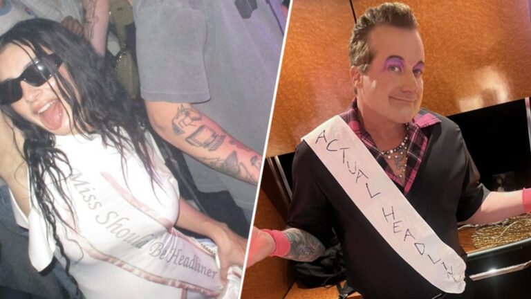 Charli XCX Exchanges Digs With Green Day At Coachella