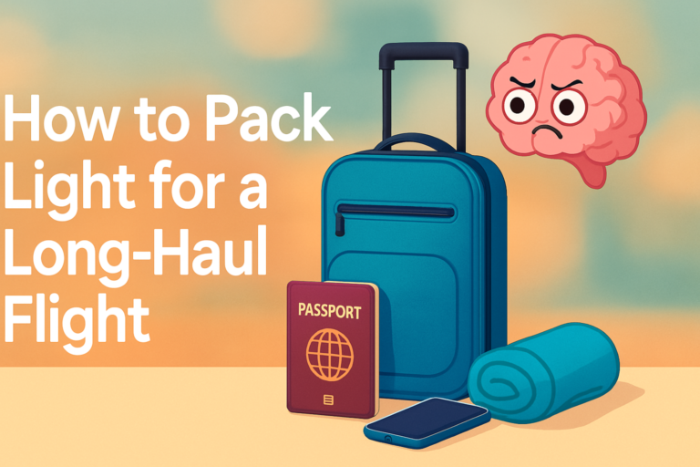 How to Pack Light for a Long-Haul Flight (Even When Your Brain Screams “TAKE EVERYTHING!”)
