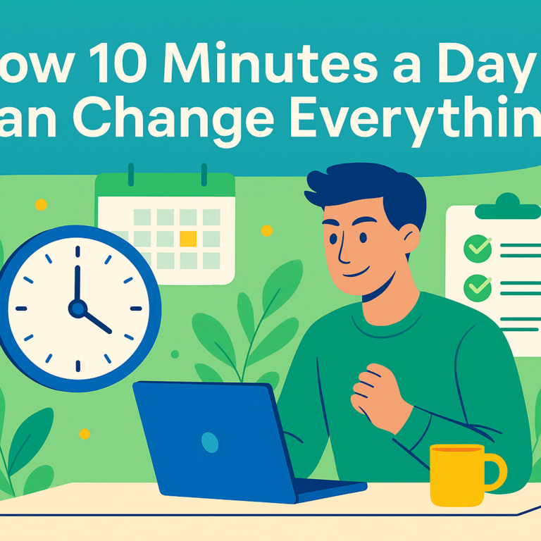 How to Boost Your Productivity in Just 10 Minutes a Day