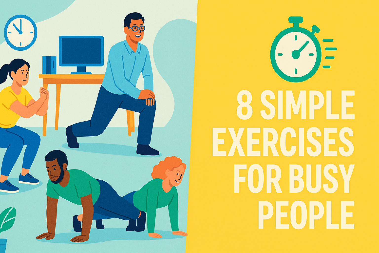 simple exercises for busy people