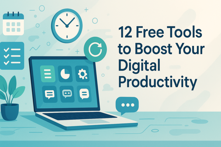 12 Free Tools to Boost Your Digital Productivity