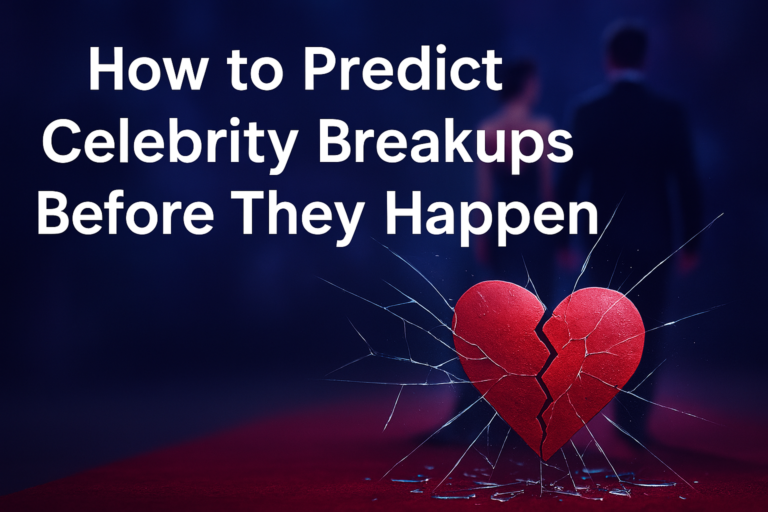 How to Predict Celebrity Breakups Before They Happen