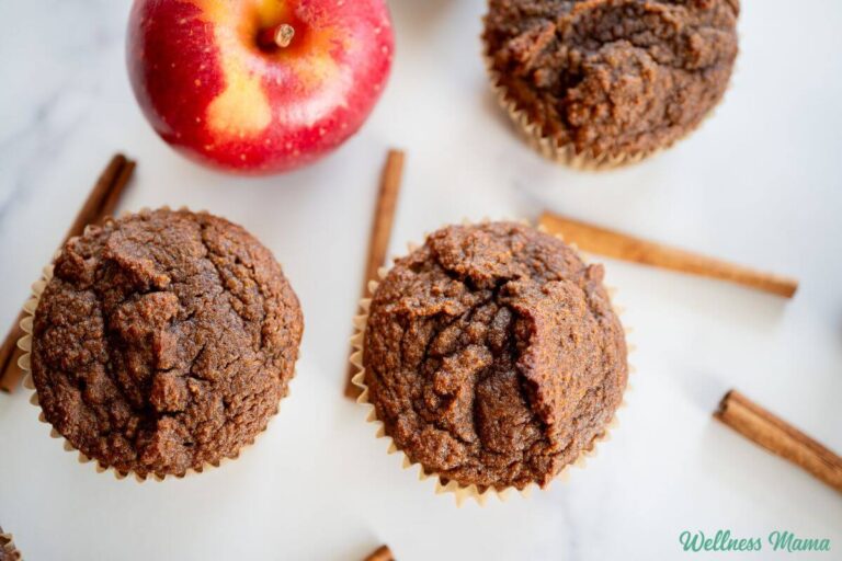 Coconut Flour Apple Cinnamon Muffins (Grain Free)
