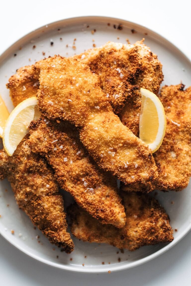 Crispy Chicken Cutlets Recipe – Pinch of Yum