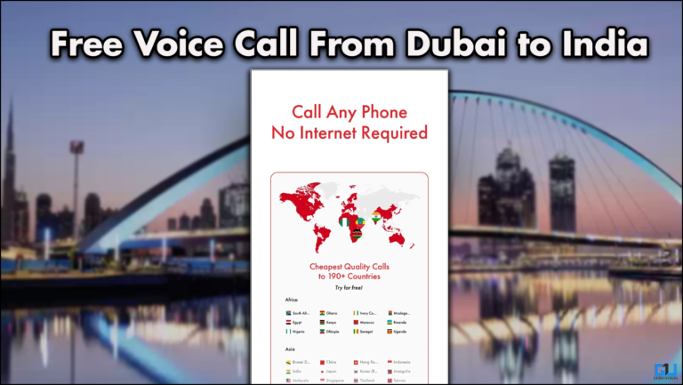 3 Apps for Free Voice Call From Dubai to India