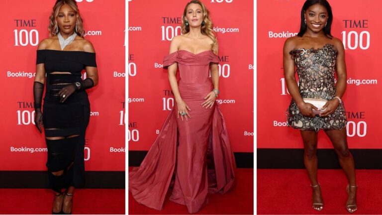On the Scene at the Time 100 Gala: Serena Williams in a Black Stella McCartney Dress, Blake Lively in a Red Zuhair Murad Gown, Simone Biles in Oscar De La Renta Corset Dress + More!