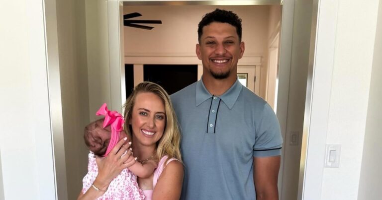Patrick and Brittany Mahomes Share Rare Snap of Baby Golden for Easter