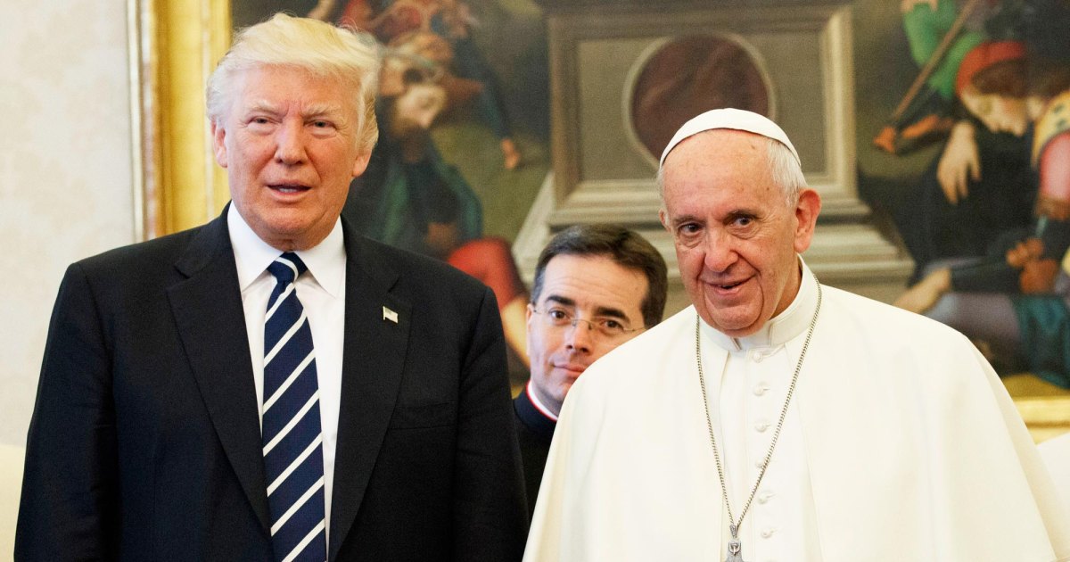 President Donald Trump Says He and Melania Are Looking Forward to Attending Pope Francis Funeral
