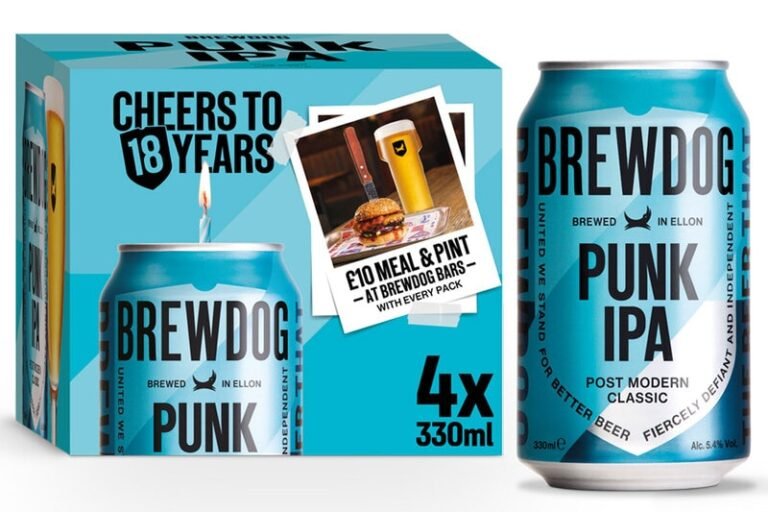 Dine-Out Beer Promotions : BrewDog on-pack promotion