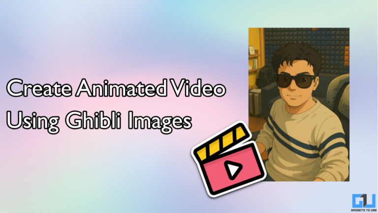 3 Ways to Create Videos From Ghibli Images