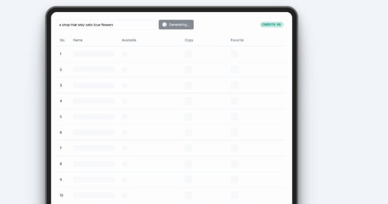 Domain Name Generators : Fast Domain