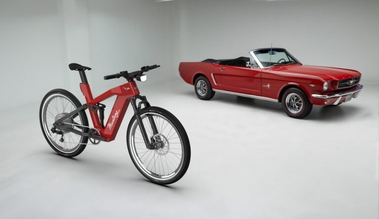 Vintage Car-Inspired Electric Bikes : ford mustang ebike