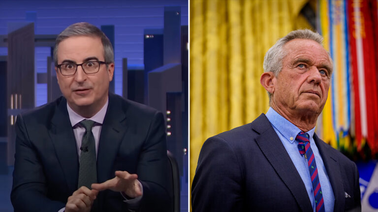John Oliver Drags RFK Jr. Over HHS Cuts, Autism & Anti-Vax Comments