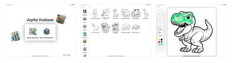 Creative Kid’s Drawings : Joyful Outlines