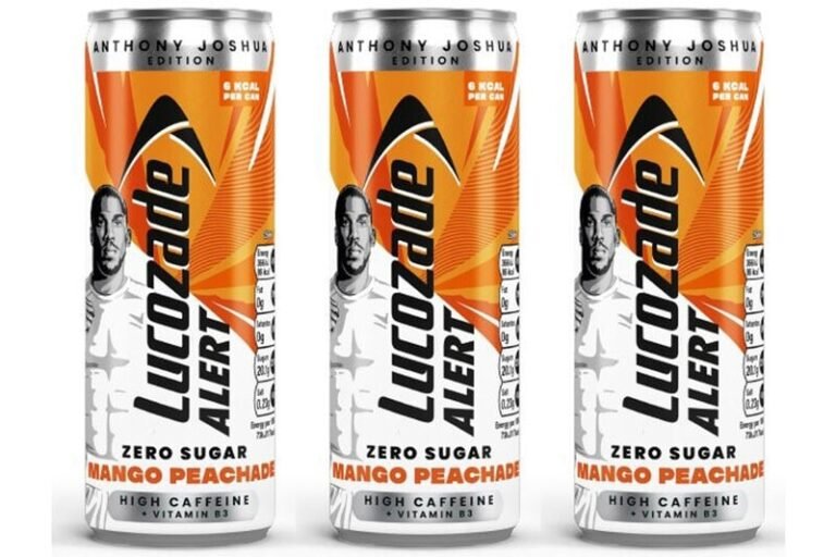 Lucozade Alert Mango Peachade Zero Sugar