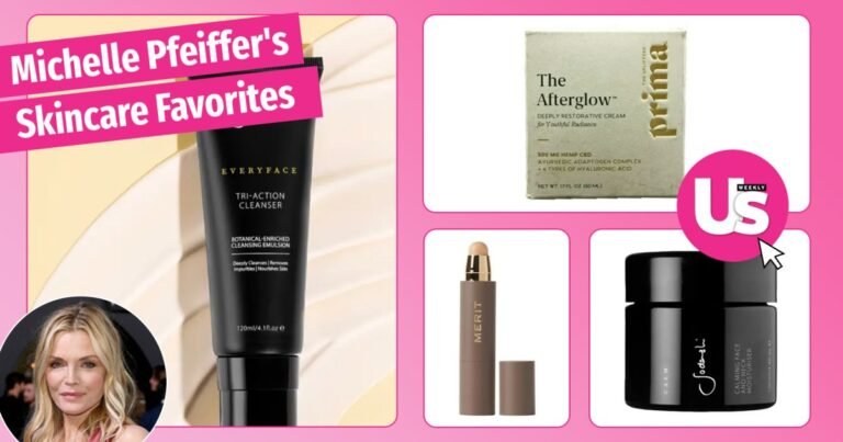 Michelle Pfeiffer’s Simple Skincare Routine With 5 Clean Products