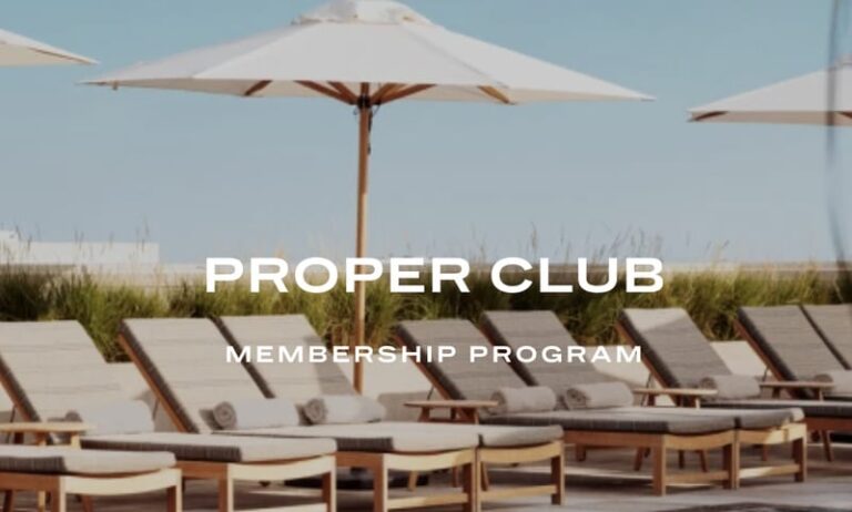 Luxurious Membership-Based Hotel Initatives : Proper Club