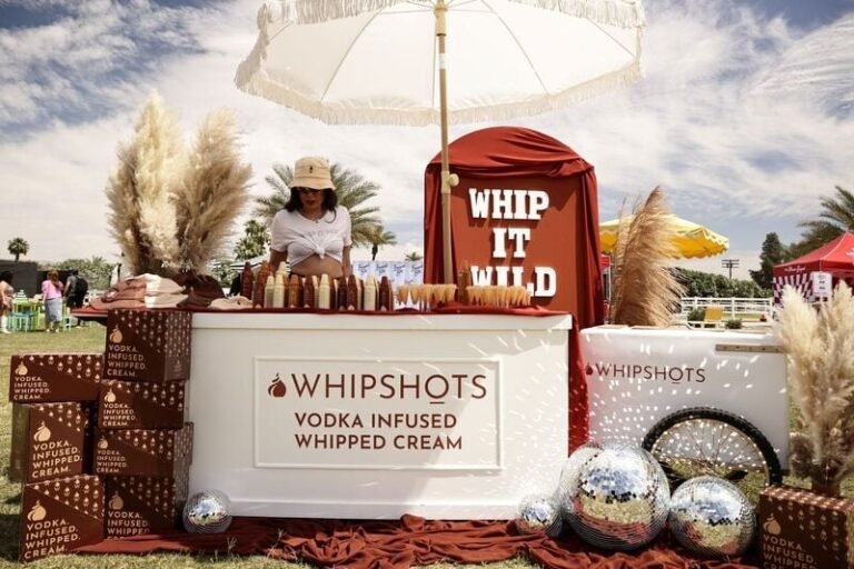 Alcoholic Whipped Cream Activations : REVOLVE x Pizzaslime