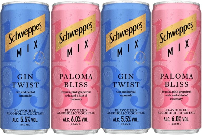 Soda Brand Canned Cocktails : Schweppes Mix