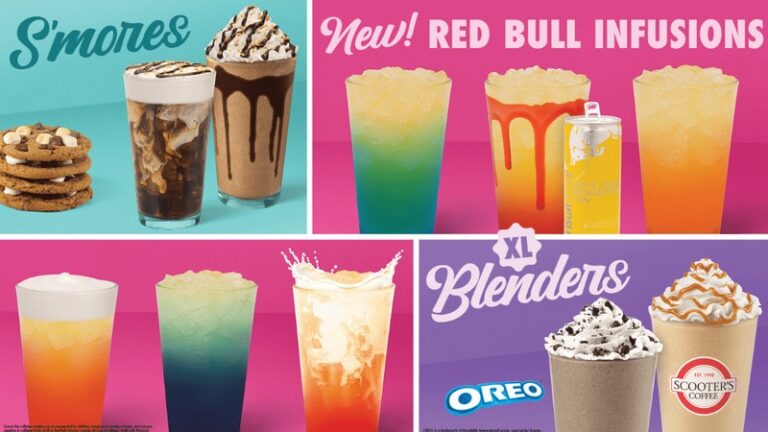 Expansive Summertime Cafe Menus : Scooter’s Coffee’s Summer Menu