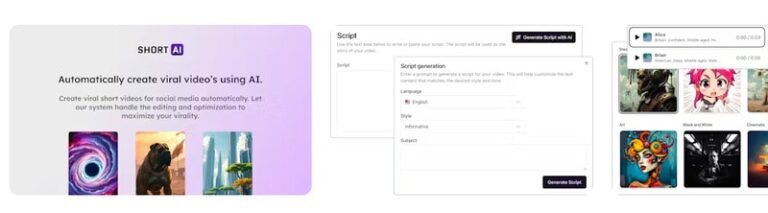 Video Automation Tools : Short AI