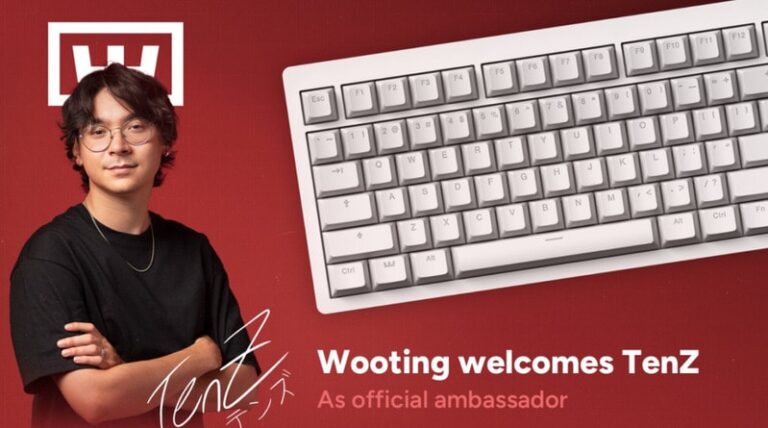 Esports Ambassador Partnerships : tenz wooting