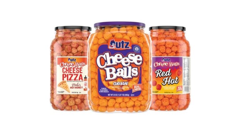 Spicy-Sweet Puffed Cheese Snacks : Utz Cheese Balls