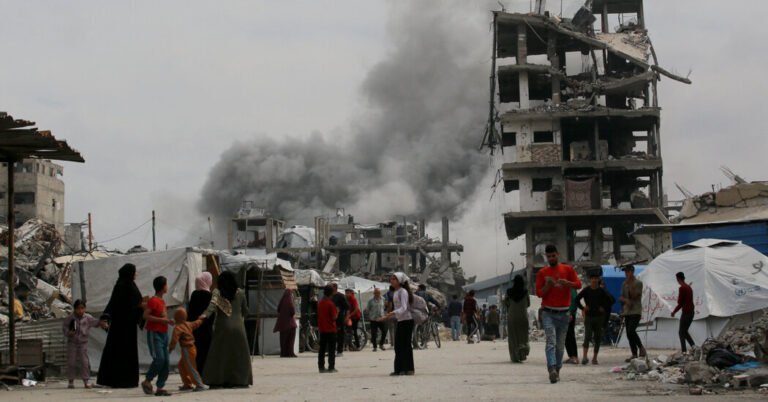 Israeli Strikes Kill Dozens in Gaza, Health Ministry Says