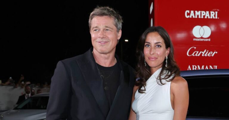 Brad Pitt Makes Rare Comment on Ines de Ramon Public Debut
