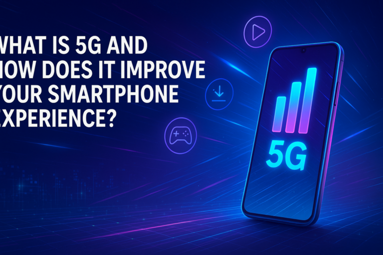 What Is 5G and How Does It Improve Your Smartphone Experience?