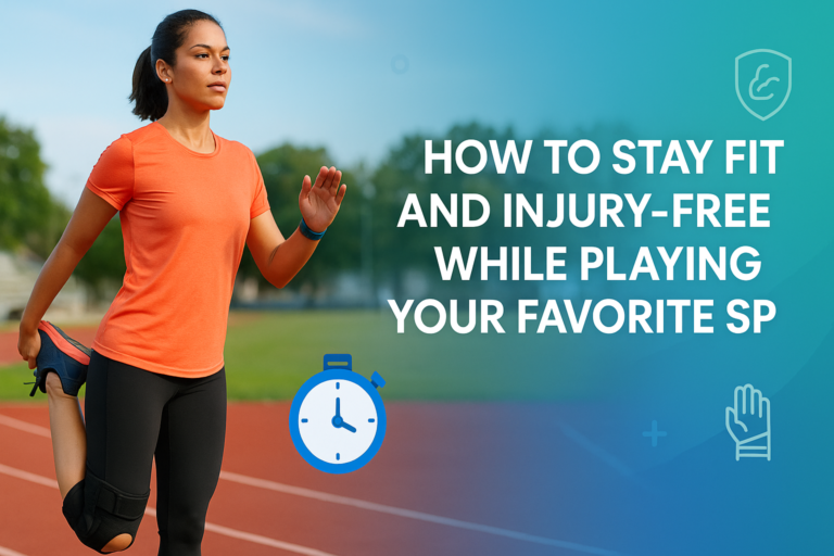 How to Stay Fit and Injury-Free While Playing Your Favorite Sport