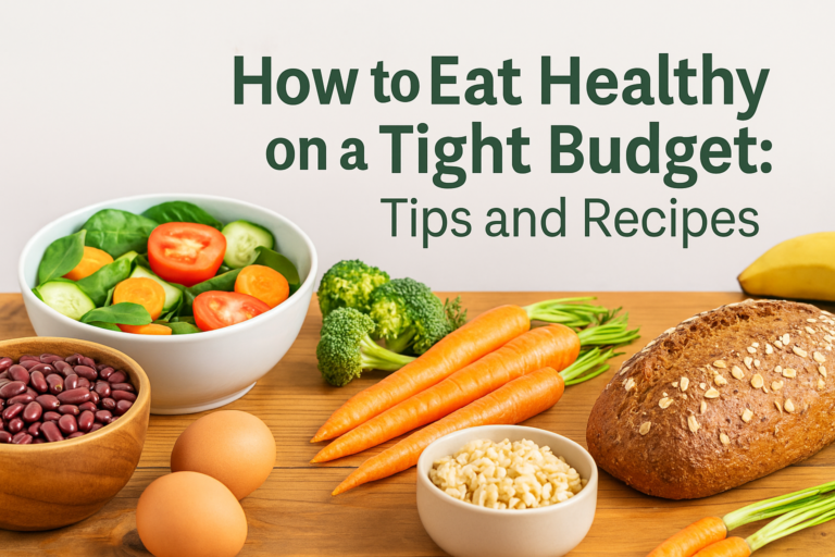 How to Eat Healthy on a Tight Budget: Practical Tips & Affordable Recipes