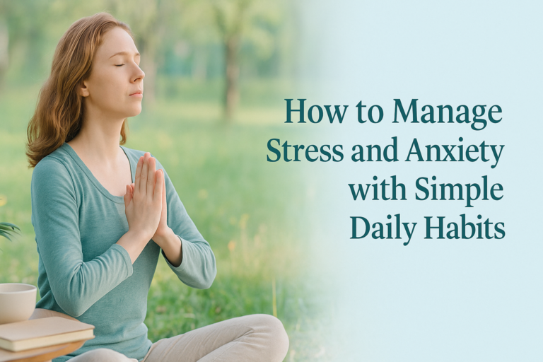 How to Manage Stress and Anxiety with Simple Daily Habits