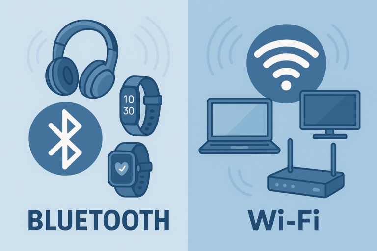 Bluetooth vs Wi-Fi: What Is the Difference Between Bluetooth and Wi-Fi Gadgets?