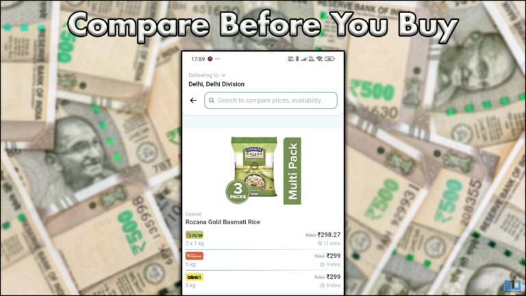 Save Your Money: Compare Prices for Zepto, Blinkit, Instamart and Jio Mart Before Ordering