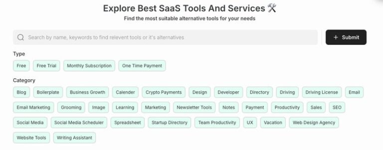 Tool Alternatives Finders : Alternate Tools
