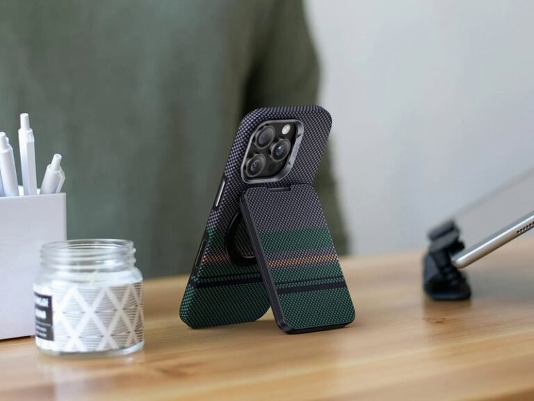 Magnetic Kevlar Smartphone Wallets : Benks ArmorGo Wallet Stand
