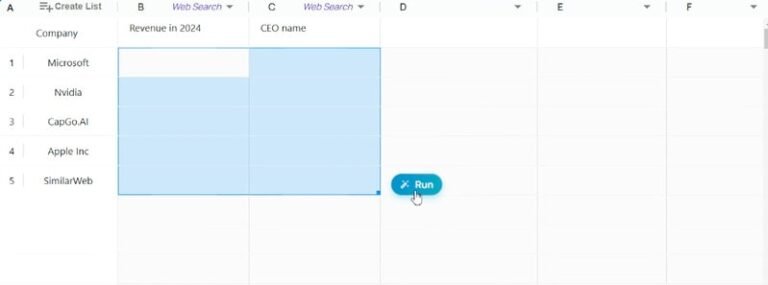 Automated Data Sourcing : CapGo.AI