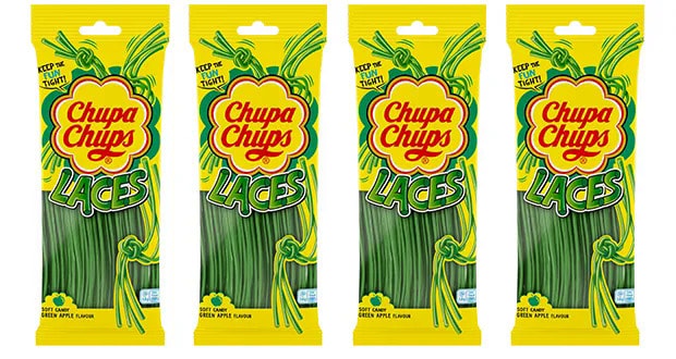 Interactive Apple Jelly Candies : Chupa Chups Apple Laces