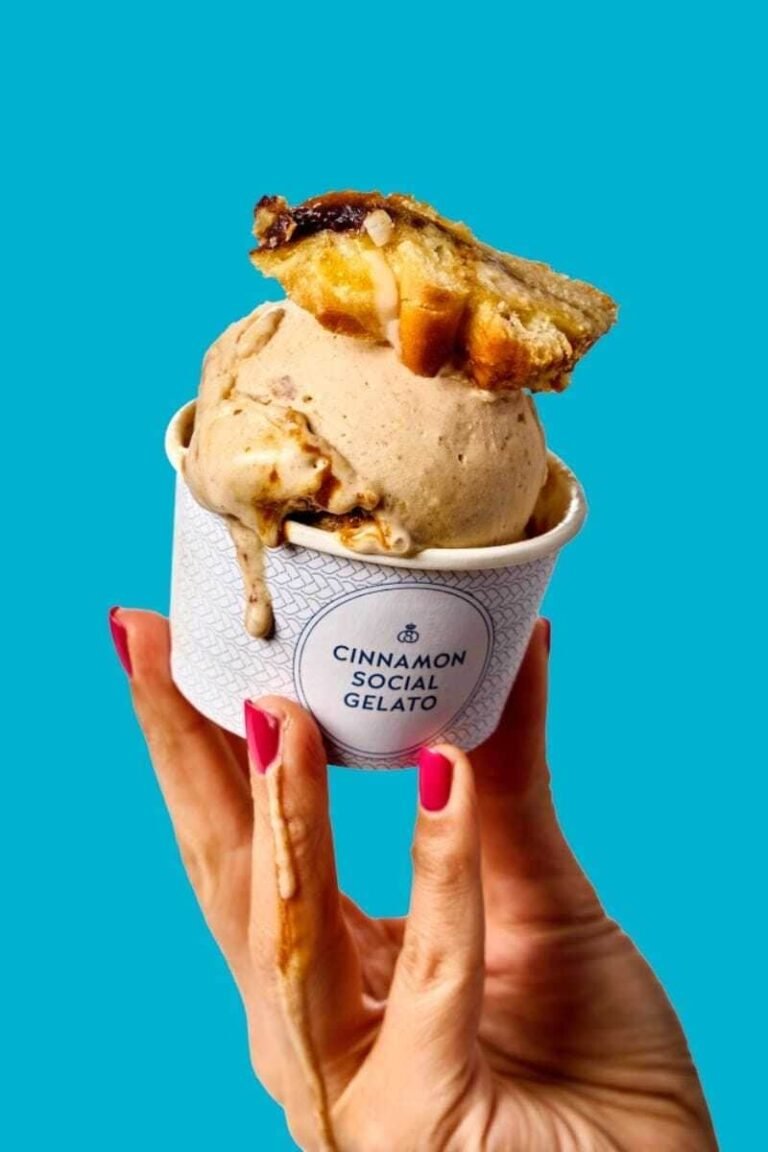 Pastry-Flavored Gelatos : Cinnamon Social Gelato