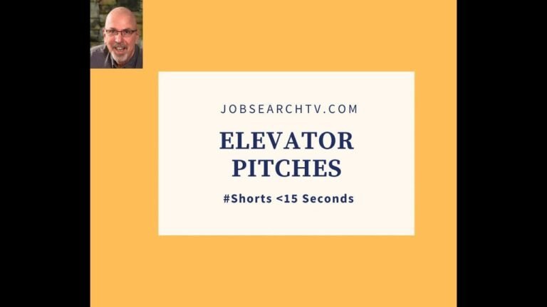 Elevator Pitches #shorts