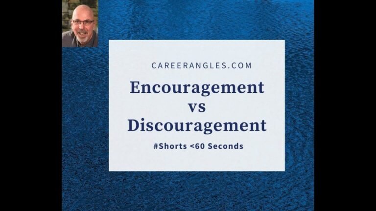 Encouragement vs Discouragement #shorts