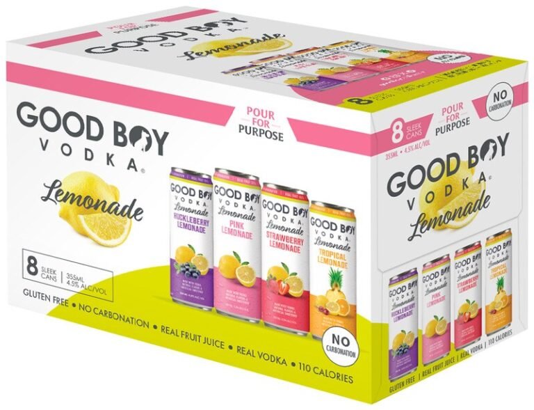 Ready-to-Sip Hard Lemonades : Good Boy Vodka Lemonade