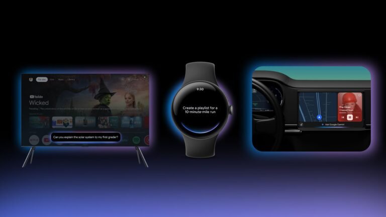 Google Gemini is coming to your smartwatch, TV, and car next