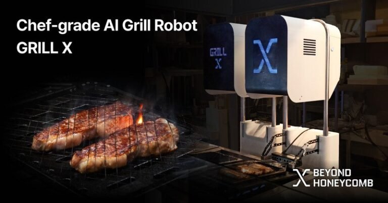 AI-Powered Grilling Robots : grill x
